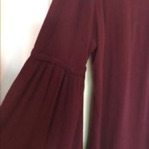 Free People Easy Girl Burgundy Tunic